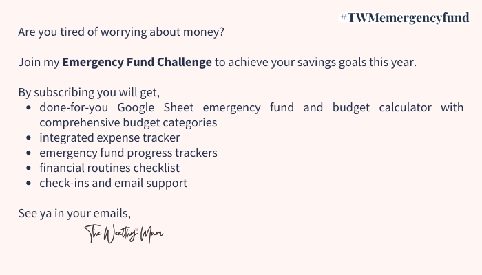 emergency fund challenge