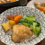 simple chicken stew served in bowl