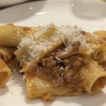 Simple Bolognese Sauce on pasta