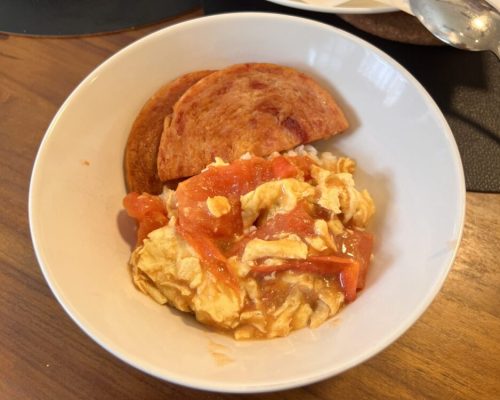 tomato egg bowl